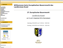 Tablet Screenshot of bauernmarkt-kreis-kusel.de